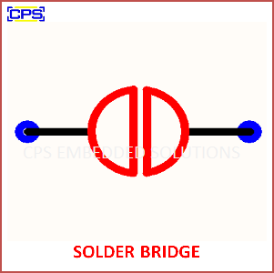 Electronic Components Symbols - SOLDER BRIDGE