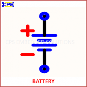 Electronic Components Symbols - BATTERY