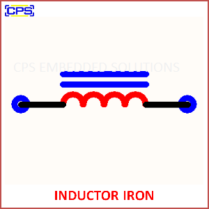 Electronic Components Symbols - INDUCTOR IRON