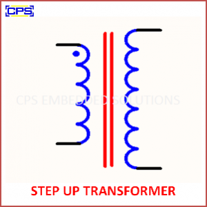 Electronic Components Symbols - STEP UP TRANSFORMER